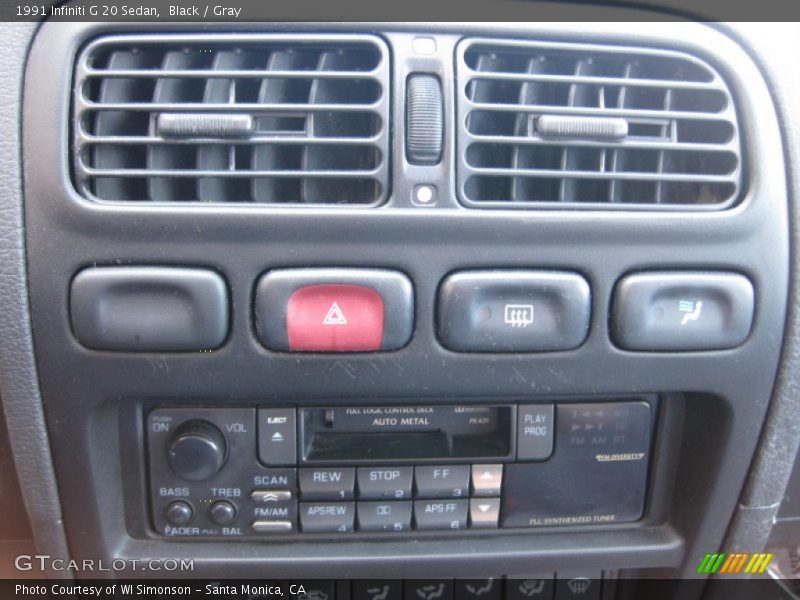 Controls of 1991 G 20 Sedan