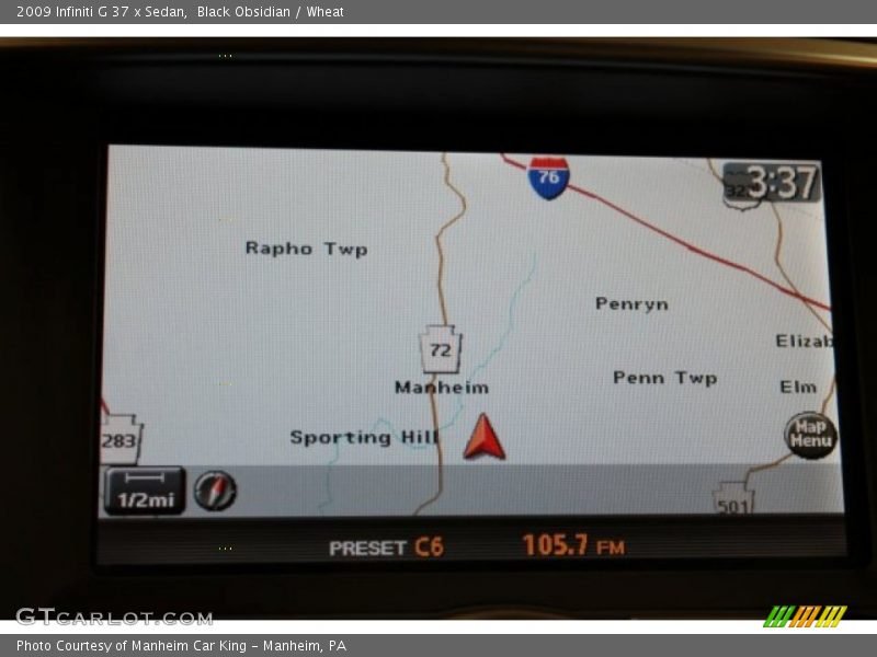 Black Obsidian / Wheat 2009 Infiniti G 37 x Sedan