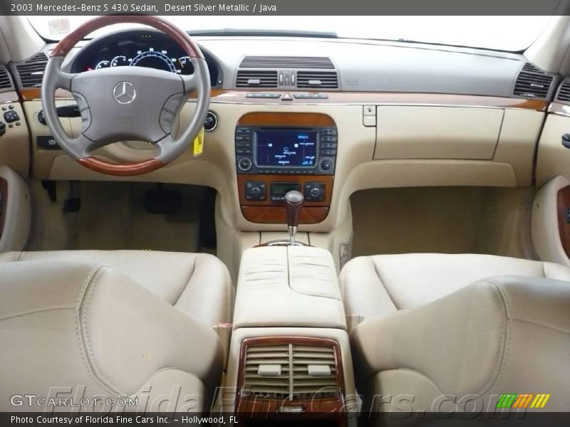 Desert Silver Metallic / Java 2003 Mercedes-Benz S 430 Sedan
