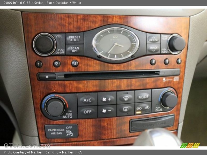 Black Obsidian / Wheat 2009 Infiniti G 37 x Sedan