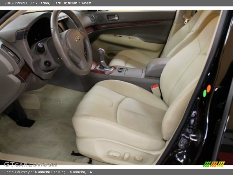 Black Obsidian / Wheat 2009 Infiniti G 37 x Sedan