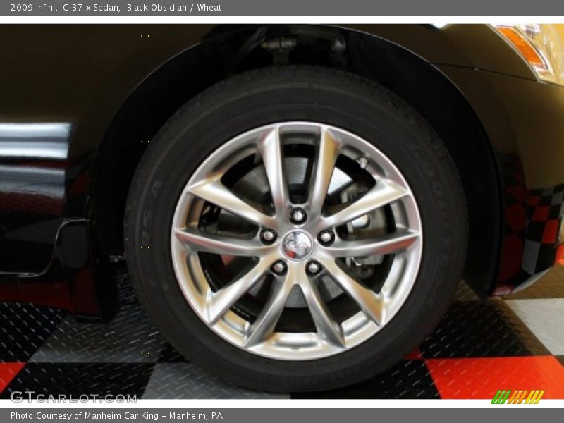 Black Obsidian / Wheat 2009 Infiniti G 37 x Sedan