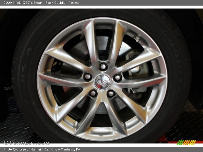 Black Obsidian / Wheat 2009 Infiniti G 37 x Sedan