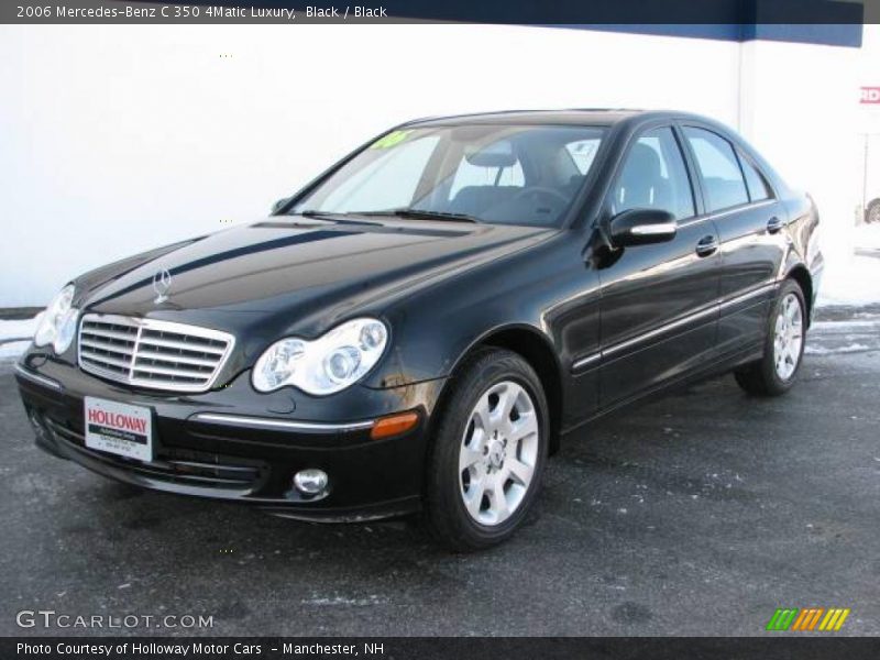 Black / Black 2006 Mercedes-Benz C 350 4Matic Luxury