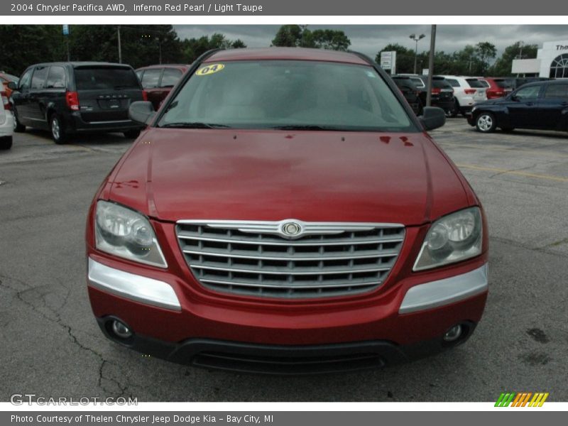 Inferno Red Pearl / Light Taupe 2004 Chrysler Pacifica AWD