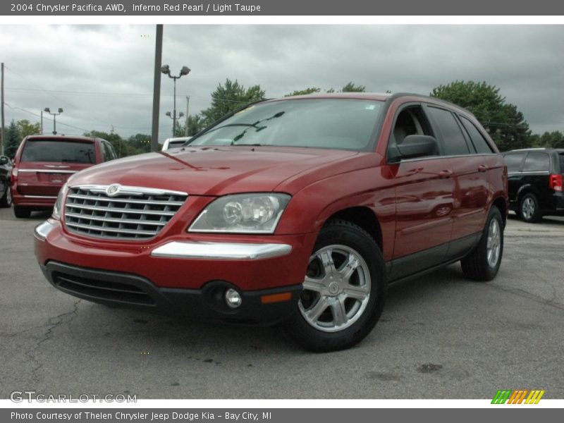 Inferno Red Pearl / Light Taupe 2004 Chrysler Pacifica AWD