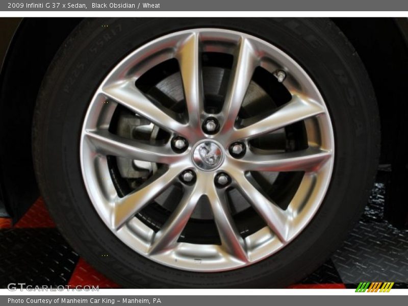 Black Obsidian / Wheat 2009 Infiniti G 37 x Sedan