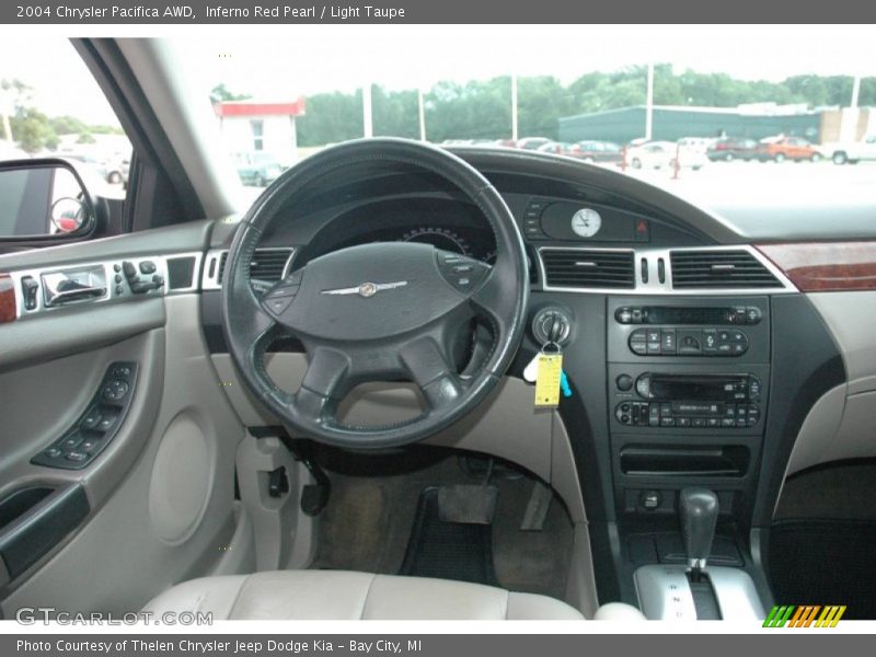 Inferno Red Pearl / Light Taupe 2004 Chrysler Pacifica AWD