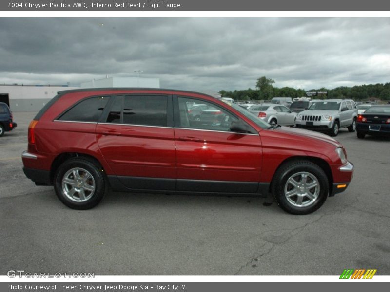 Inferno Red Pearl / Light Taupe 2004 Chrysler Pacifica AWD