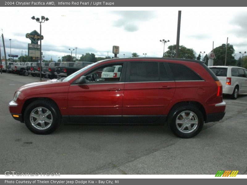 Inferno Red Pearl / Light Taupe 2004 Chrysler Pacifica AWD