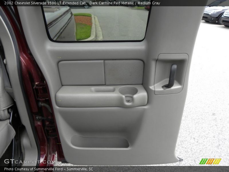 Dark Carmine Red Metallic / Medium Gray 2002 Chevrolet Silverado 1500 LT Extended Cab