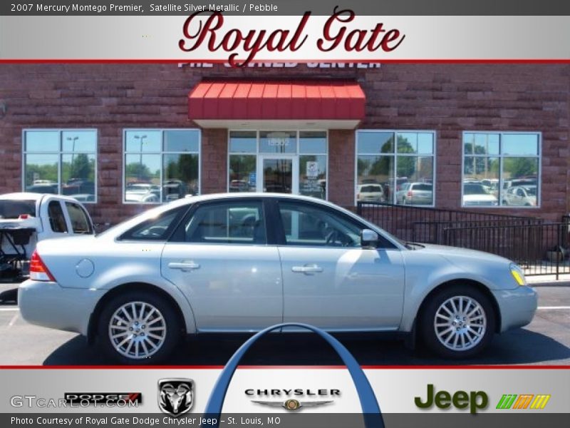 Satellite Silver Metallic / Pebble 2007 Mercury Montego Premier