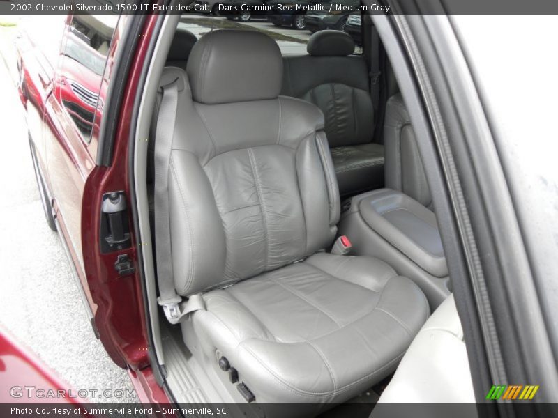 Dark Carmine Red Metallic / Medium Gray 2002 Chevrolet Silverado 1500 LT Extended Cab