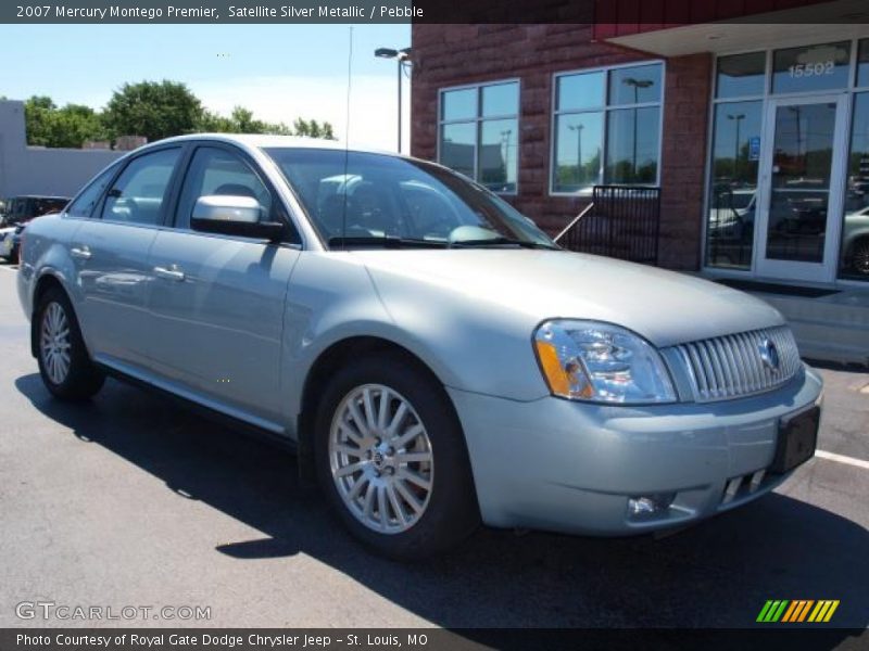 Satellite Silver Metallic / Pebble 2007 Mercury Montego Premier