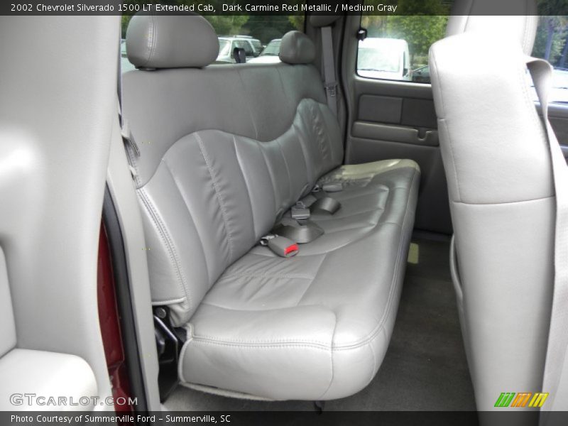 Dark Carmine Red Metallic / Medium Gray 2002 Chevrolet Silverado 1500 LT Extended Cab