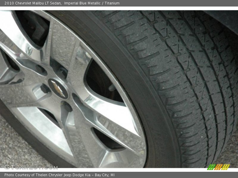 Imperial Blue Metallic / Titanium 2010 Chevrolet Malibu LT Sedan