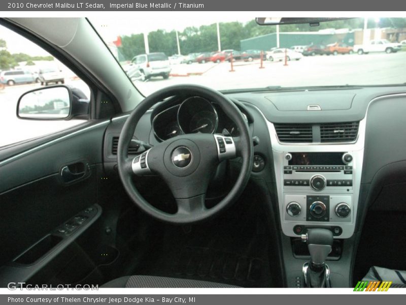 Imperial Blue Metallic / Titanium 2010 Chevrolet Malibu LT Sedan