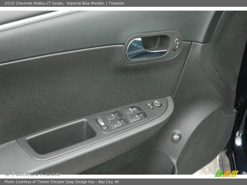 Imperial Blue Metallic / Titanium 2010 Chevrolet Malibu LT Sedan