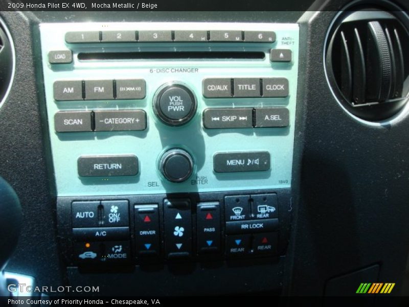 Mocha Metallic / Beige 2009 Honda Pilot EX 4WD