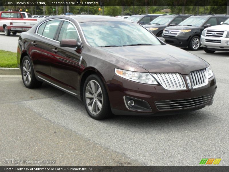 Cinnamon Metallic / Cashmere 2009 Lincoln MKS Sedan