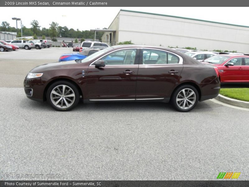 Cinnamon Metallic / Cashmere 2009 Lincoln MKS Sedan
