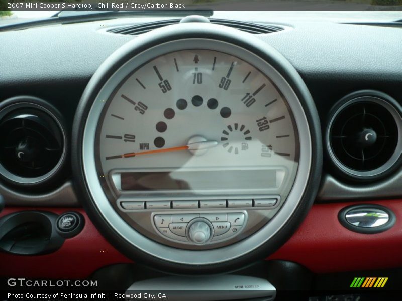 Chili Red / Grey/Carbon Black 2007 Mini Cooper S Hardtop