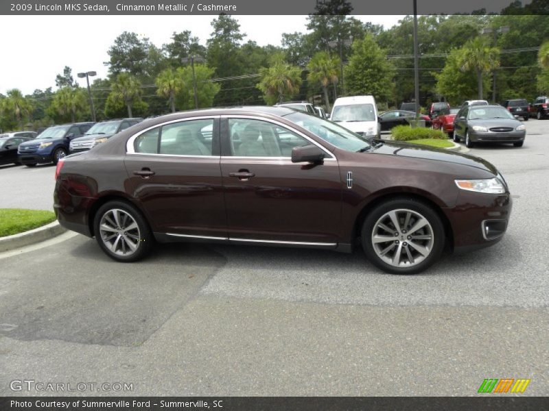 Cinnamon Metallic / Cashmere 2009 Lincoln MKS Sedan