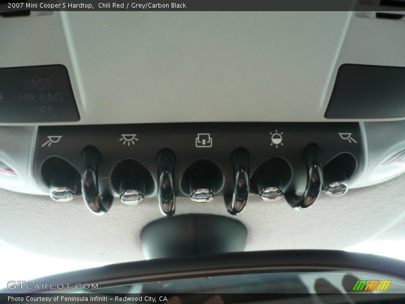 Chili Red / Grey/Carbon Black 2007 Mini Cooper S Hardtop