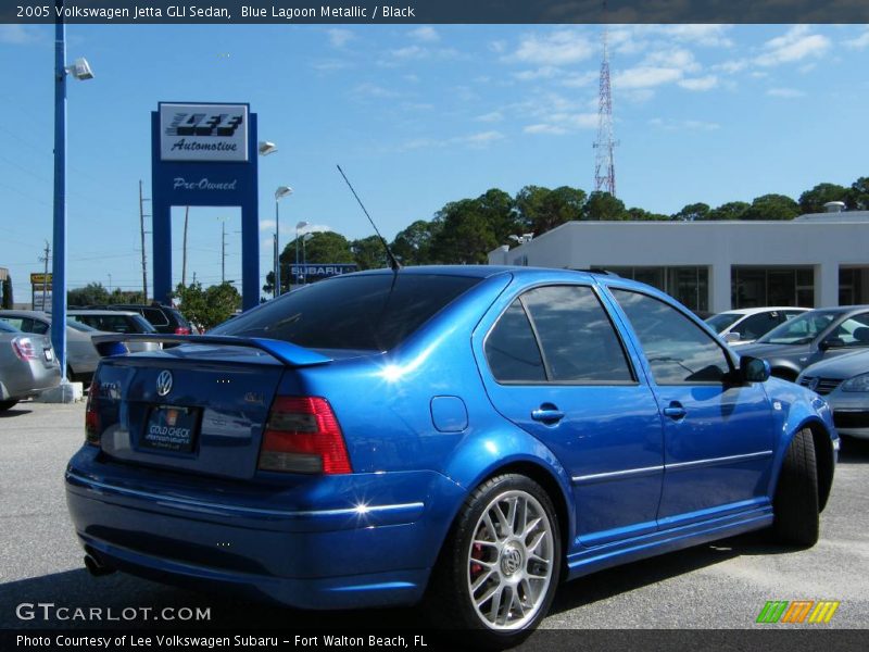 Blue Lagoon Metallic / Black 2005 Volkswagen Jetta GLI Sedan