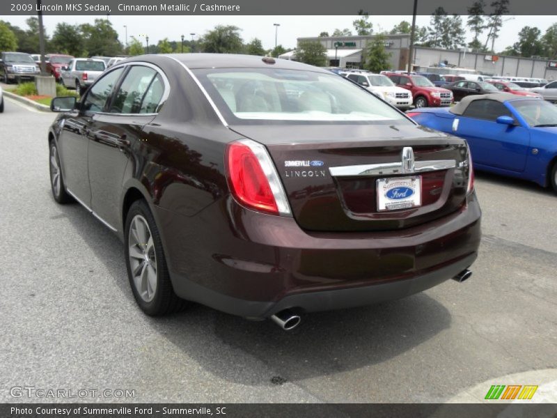 Cinnamon Metallic / Cashmere 2009 Lincoln MKS Sedan