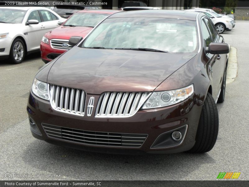 Cinnamon Metallic / Cashmere 2009 Lincoln MKS Sedan