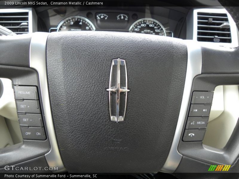 Cinnamon Metallic / Cashmere 2009 Lincoln MKS Sedan