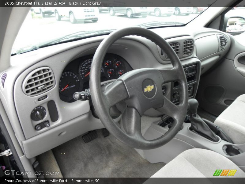 Black / Light Gray 2005 Chevrolet TrailBlazer LS 4x4