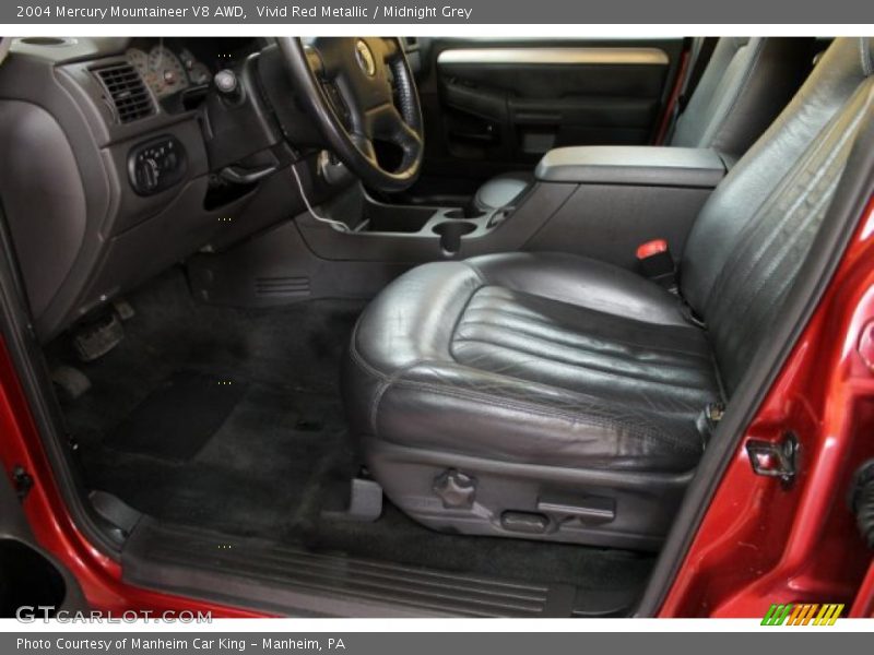 Vivid Red Metallic / Midnight Grey 2004 Mercury Mountaineer V8 AWD
