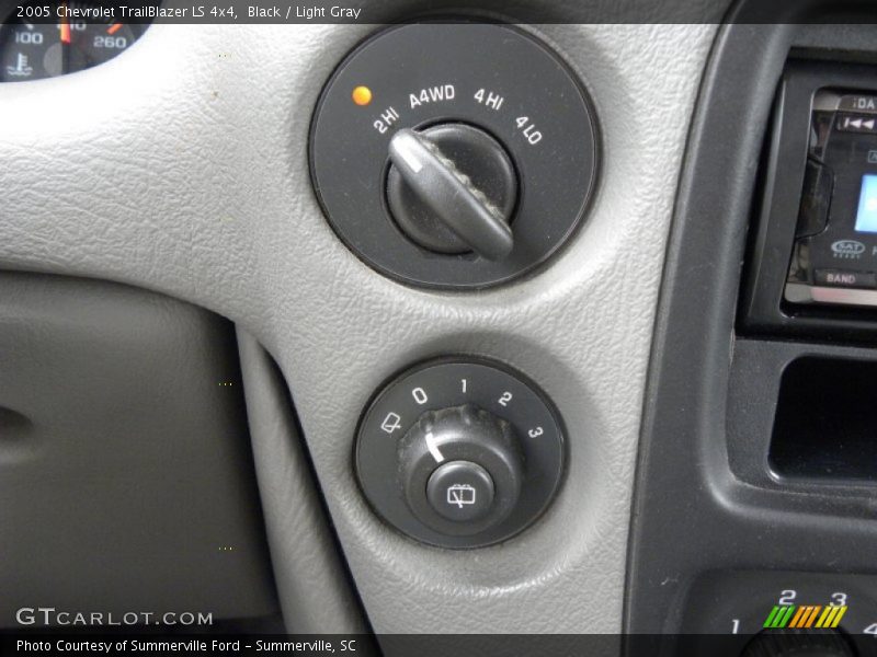 Black / Light Gray 2005 Chevrolet TrailBlazer LS 4x4
