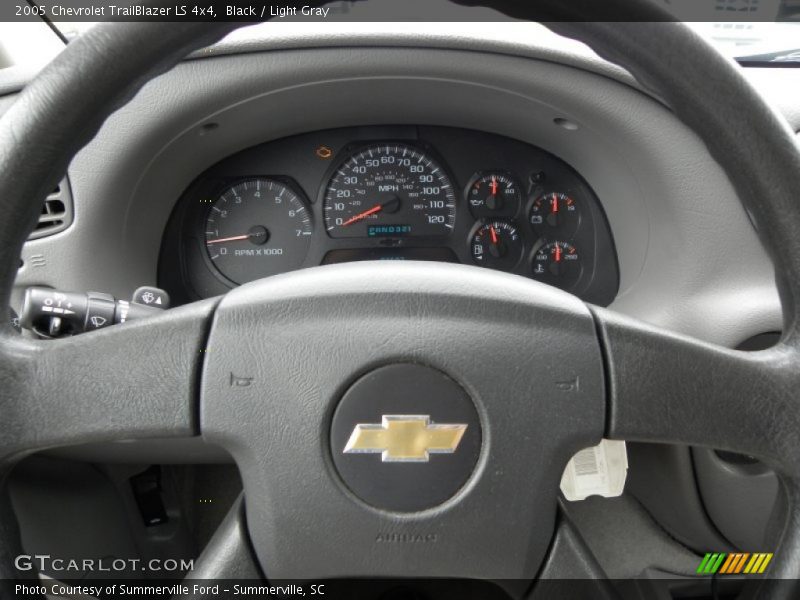 Black / Light Gray 2005 Chevrolet TrailBlazer LS 4x4