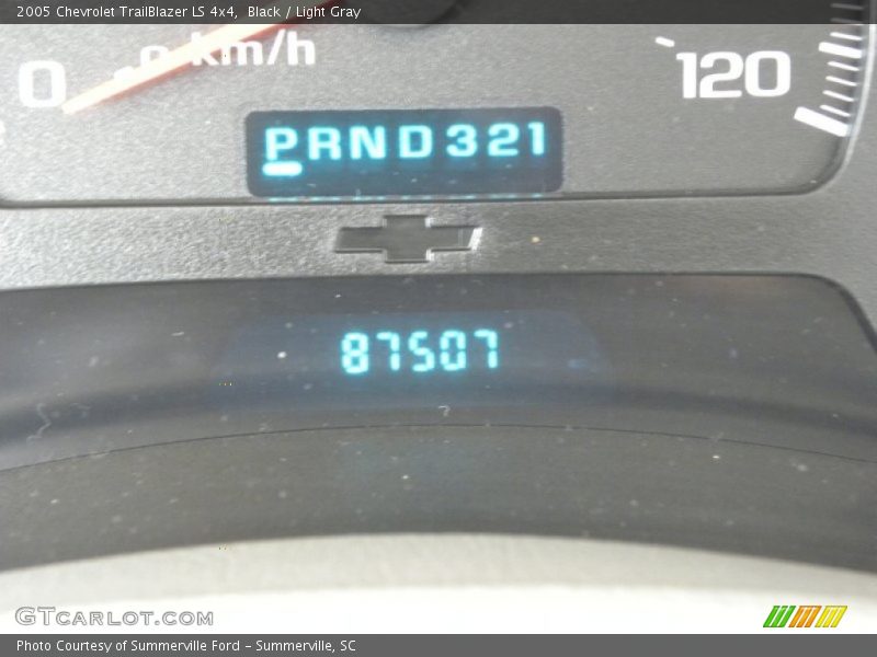 Black / Light Gray 2005 Chevrolet TrailBlazer LS 4x4