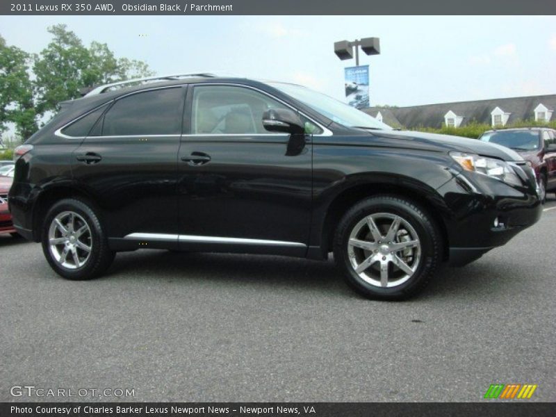 Obsidian Black / Parchment 2011 Lexus RX 350 AWD