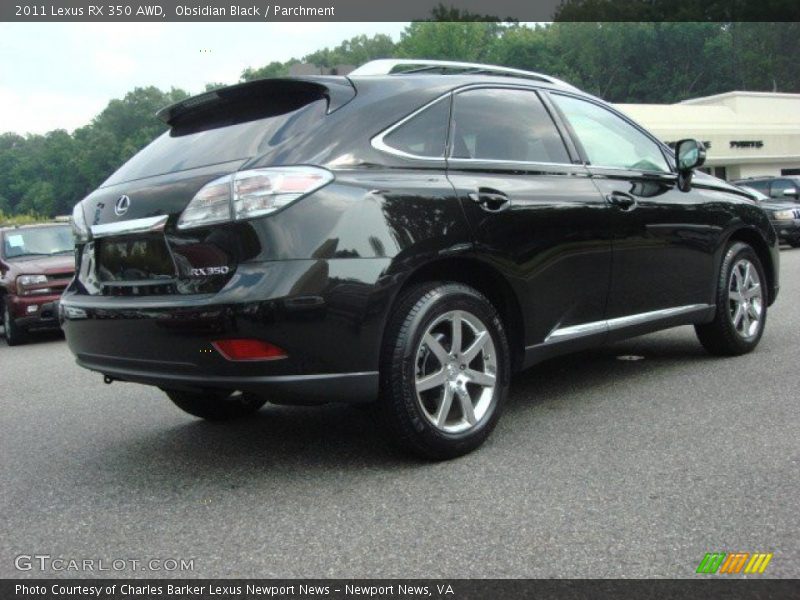 Obsidian Black / Parchment 2011 Lexus RX 350 AWD