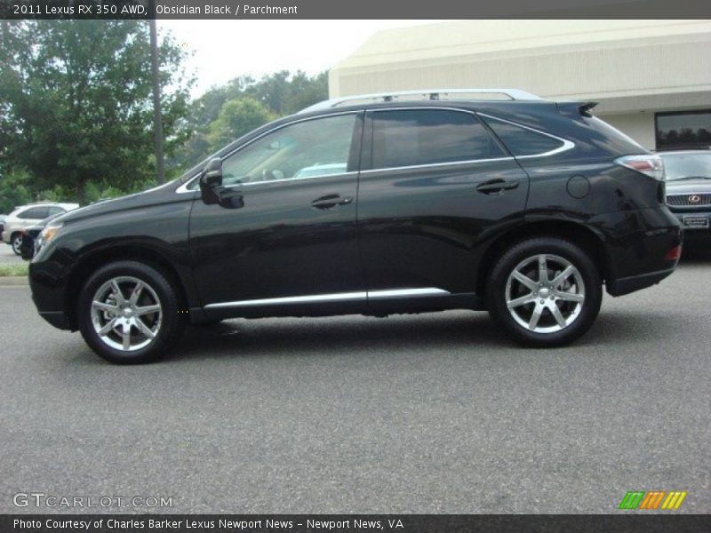 Obsidian Black / Parchment 2011 Lexus RX 350 AWD