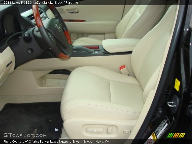  2011 RX 350 AWD Parchment Interior