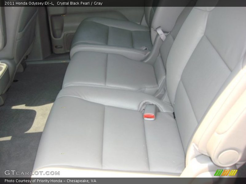 Crystal Black Pearl / Gray 2011 Honda Odyssey EX-L