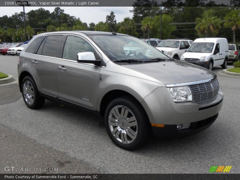 Vapor Silver Metallic / Light Camel 2008 Lincoln MKX