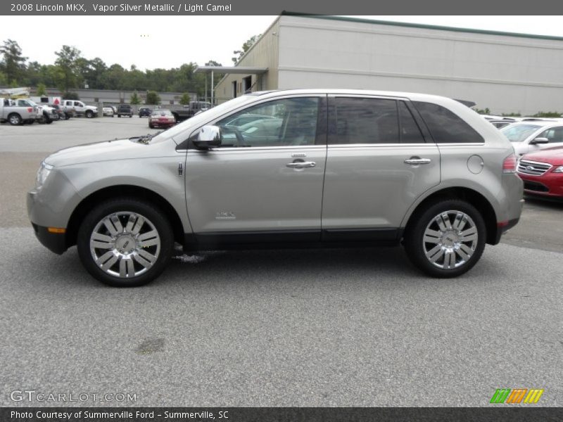 Vapor Silver Metallic / Light Camel 2008 Lincoln MKX