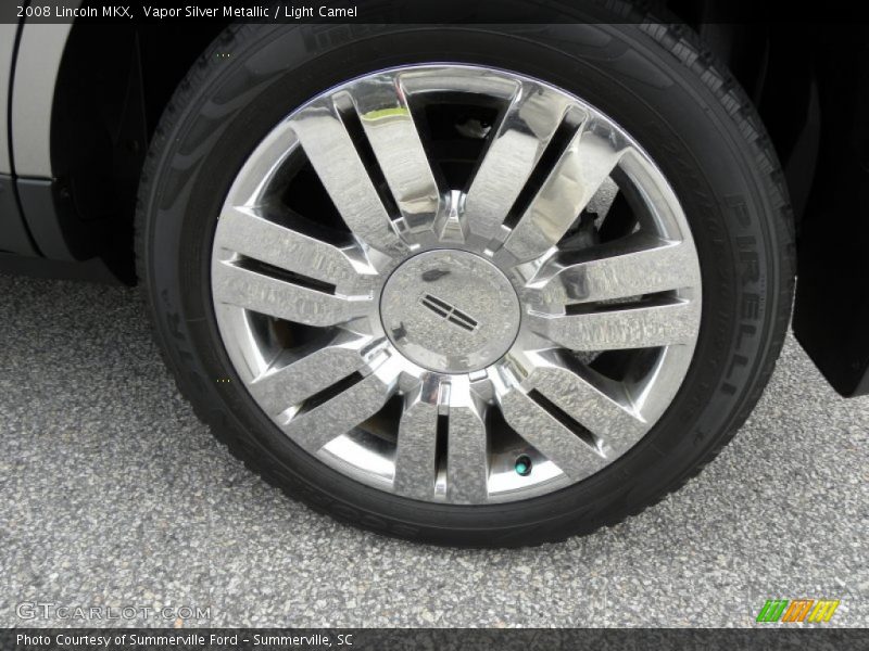 Vapor Silver Metallic / Light Camel 2008 Lincoln MKX