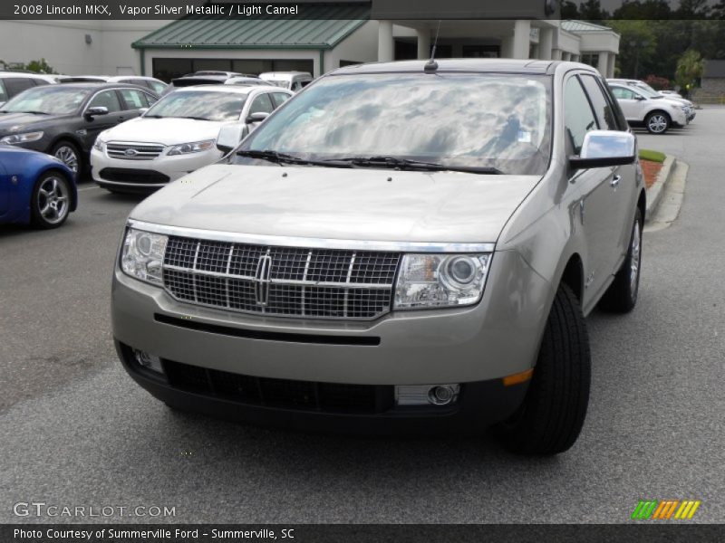 Vapor Silver Metallic / Light Camel 2008 Lincoln MKX