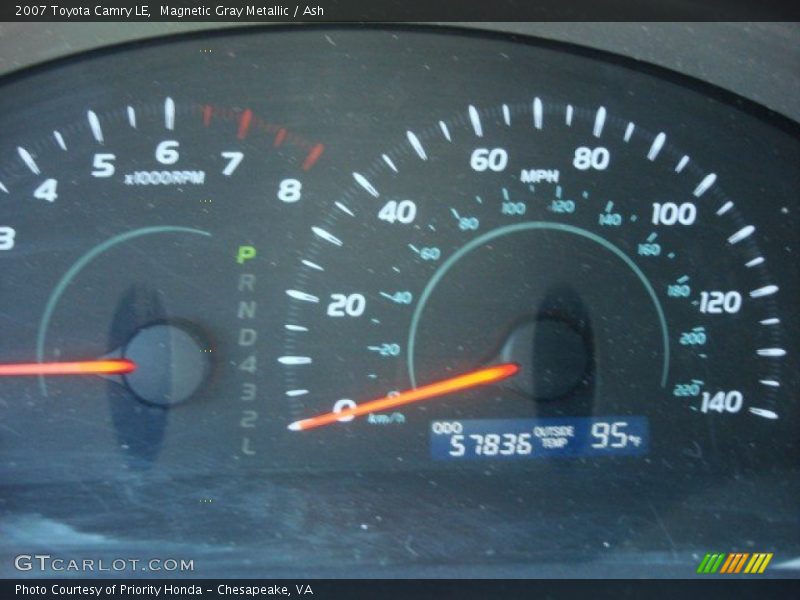 Magnetic Gray Metallic / Ash 2007 Toyota Camry LE