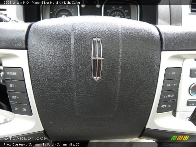 Vapor Silver Metallic / Light Camel 2008 Lincoln MKX