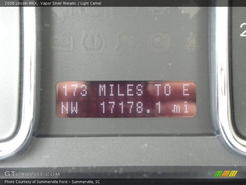 Vapor Silver Metallic / Light Camel 2008 Lincoln MKX