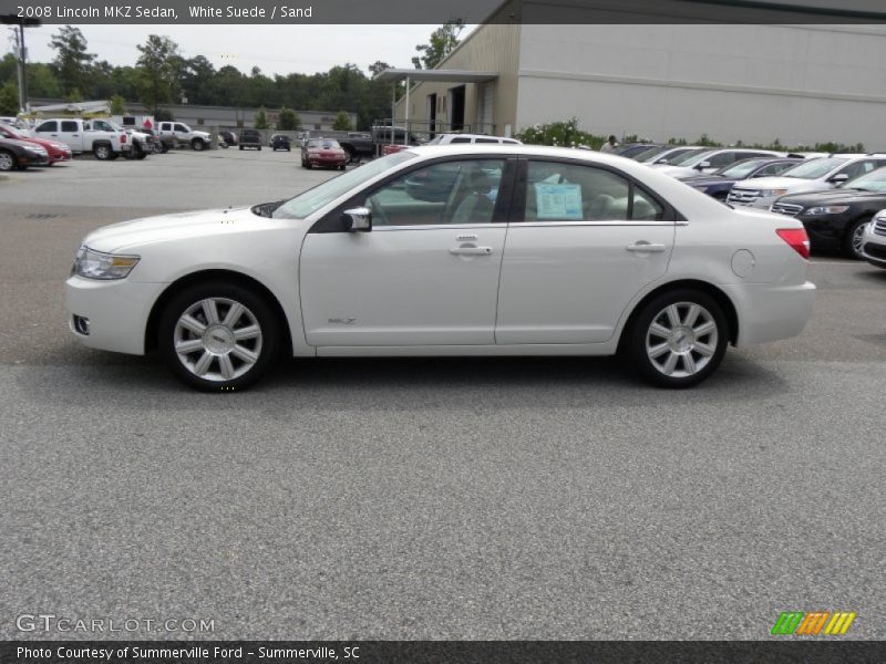White Suede / Sand 2008 Lincoln MKZ Sedan